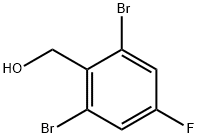 (2,6-dibroMo-4-fluorophenyl)Methanol Struktur
