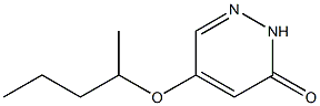 5-(pentan-2-yloxy)pyridazin-3(2H)-one Struktur