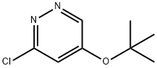 5-tert-butoxy-3-chloropyridazine Struktur