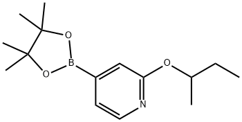 2-sec-butoxy-4-(4,4,5,5-tetramethyl-1,3,2-dioxaborolan-2-yl)pyridine Structure