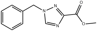 1-(苯基甲基)-1H-1,2,4-三唑-3-羧酸甲酯 结构式