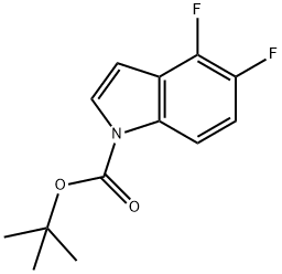 4,5-二氟-1H-吲哚-1-羧酸叔丁酯, 1346809-17-3, 结构式