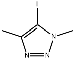 5-IODO-1,4-DIMETHYL-1H-1,2,3-TRIAZOLE, 1346818-62-9, 结构式