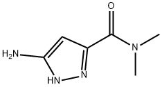 1H-Pyrazole-3-carboxaMide, 5-aMino-N,N-diMethyl-, 1346948-79-5, 结构式