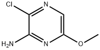 2-氨基-3-氯-6-甲氧基吡嗪 结构式