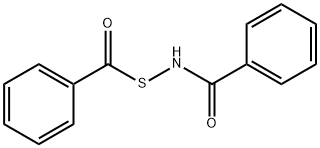 N-(苯甲酰基硫基)苯甲酰胺,134861-13-5,结构式