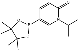 1-Isopropyl-6-oxo-1,6-dihydropyridine-3-boronic Acid Pinacol Ester Struktur