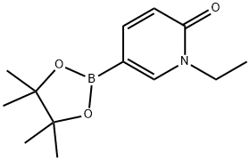 1-乙基-6-氧代-1,6-二氢吡啶-3-硼酸频哪醇酯, 1349734-00-4, 结构式