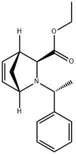 (1S,3S,4R) - 2 - ((R)-1-苯乙基)-2-氮杂双环[2.2.1]庚-5-烯-3-,134984-63-7,结构式