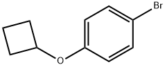 1-ブロモ-4-シクロブトキシ-ベンゼン 化学構造式