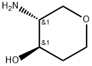 (3R,4R)-3-氨基四氢-2H-吡喃-4-醇 结构式