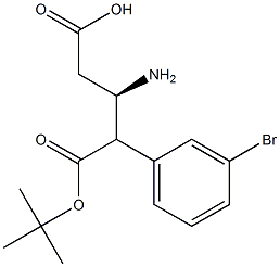 Boc-(R)-3-Amino-4-(3-bromo-phenyl)-butyric acid Structure