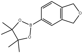 1,3-Dihydroisobenzofuran-5-boronic Acid Pinacol Ester Struktur