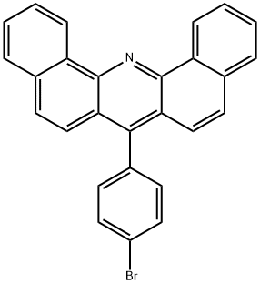 7-(4-溴苯基)二苯并[C,H]吖啶 结构式