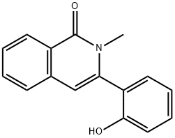 3-(2-羟苯基)-2-甲基异喹啉-1(2H)-酮, 1352286-97-5, 结构式