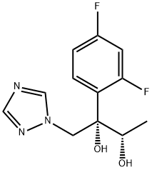 (2S,3S)-2-(2,4-二氟苯基)-1-(1H-1,2,4-三唑-1-基)-2,3-丁二醇, 135270-05-2, 结构式