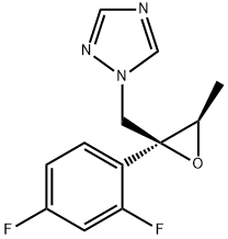 1-(((2S,3R)-2-(2,4-difluorophenyl)-3-Methyloxiran-2-yl)Methyl)-1H-1,2,4-triazole Struktur