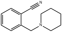 2-(哌啶-1-基甲基)苯甲腈 结构式