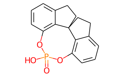 (11aR)-5-hydroxy-10,11,12,13-tetrahydro-5-oxide-Diindeno[7,1-de:1',7'-fg][1,3,2]dioxaphosphocin Structure