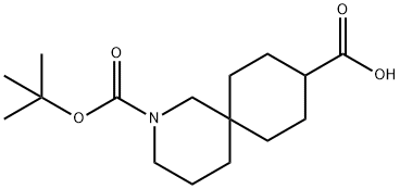 N-BOC-2-氮杂螺[5.5]十一烷-9-羧酸 结构式