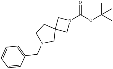 6-苄基-2,6-二氮杂螺[3.4]辛烷-2-羧酸叔丁酯, 1352926-14-7, 结构式