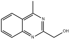 2-QuinazolineMethanol, 4-Methyl- Structure