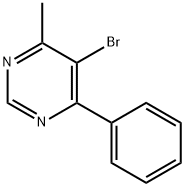 5-溴-4-甲基-6-苯基嘧啶 结构式