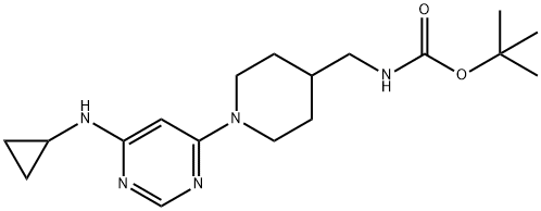 1353989-86-2 [1-(6-环丙基氨基-嘧啶-4-基)-哌啶-4-基甲基]-氨基甲酸叔丁酯
