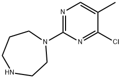 1-(2-Chloro-5-Methyl-pyriMidin-4-yl)-[1,4]diazepane Structure