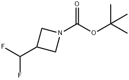 tert-butyl 3-(difluoroMethyl)azetidine-1-carboxylate Structure