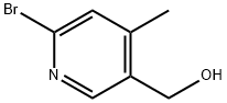 (6-BroMo-4-Methyl-pyridin-3-yl)-Methanol Structure