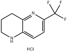 6-(trifluoroMethyl)-1,2,3,4-tetrahydro-1,5-naphthyridine hydrochloride Structure