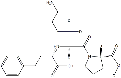 (S)Lisinopril-D5 Structure