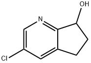 3-氯-6,7-二氢-5H-2,3-环戊烯并吡啶-7-醇, 1357097-05-2, 结构式