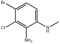4-BroMo-3-chloro-N1-Methylbenzene-1,2-diaMine Structure