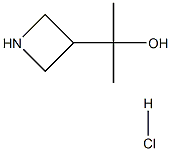 2-Azetidin-3-yl-propan-2-ol hydrochloride Structure
