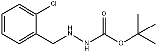 tert-butyl 2-(2-chlorobenzyl)hydrazinecarboxylate Structure