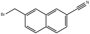 7-(溴甲基)-2-萘甲腈,135942-98-2,结构式