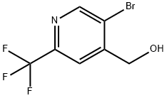 (5-BroMo-2-(trifluoroMethyl)pyridin-4-yl)Methanol Structure