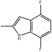 4,7-Difluoro-2-Methyl-indole Struktur