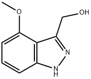(4-Methoxy-1H-indazol-3-yl)Methanol Structure