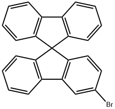 3-ブロモ-9,9'-スピロビ[フルオレン] 化学構造式
