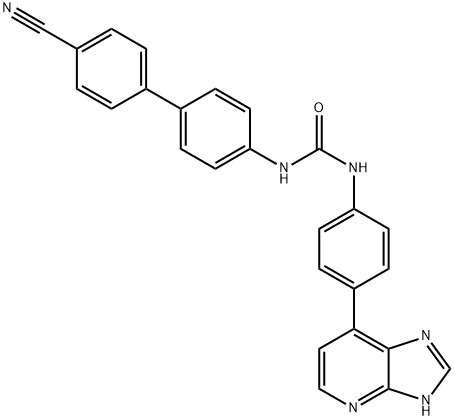 1361414-26-7 N-(4'-Cyano[1,1'-biphenyl]-4-yl)-N'-[4-(3H-iMidazo[4,5-b]pyridin-7-yl)phenyl] Urea
