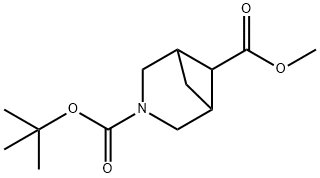 3-BOC-3-氮杂双环[3.1.1]庚烷-6-羧酸甲酯, 1363380-75-9, 结构式