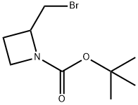 1-Boc-2-(broMoMethyl)azetidine Struktur