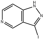 3-ヨード-1H-ピラゾロ[4,3-C]ピリジン 化学構造式