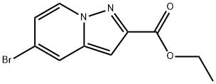 5-溴吡唑并[1,5-A]吡啶-2-羧酸乙酯, 1363381-49-0, 结构式