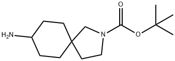 8-アミノ-2-BOC-2-アザスピロ[4.5]デカン 化学構造式