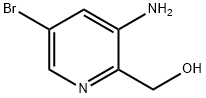 3-アミノ-5-ブロモ-2-ヒドロキシメチルピリジン 化学構造式