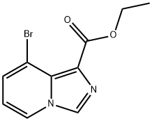 8-溴咪唑并[1,5-A]吡啶-1-羧酸乙酯 结构式